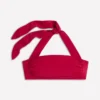 Kythira Ruched Bikini Top Merida Red