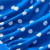 Kythira Ruched Swimsuit Blue, Painted Dot