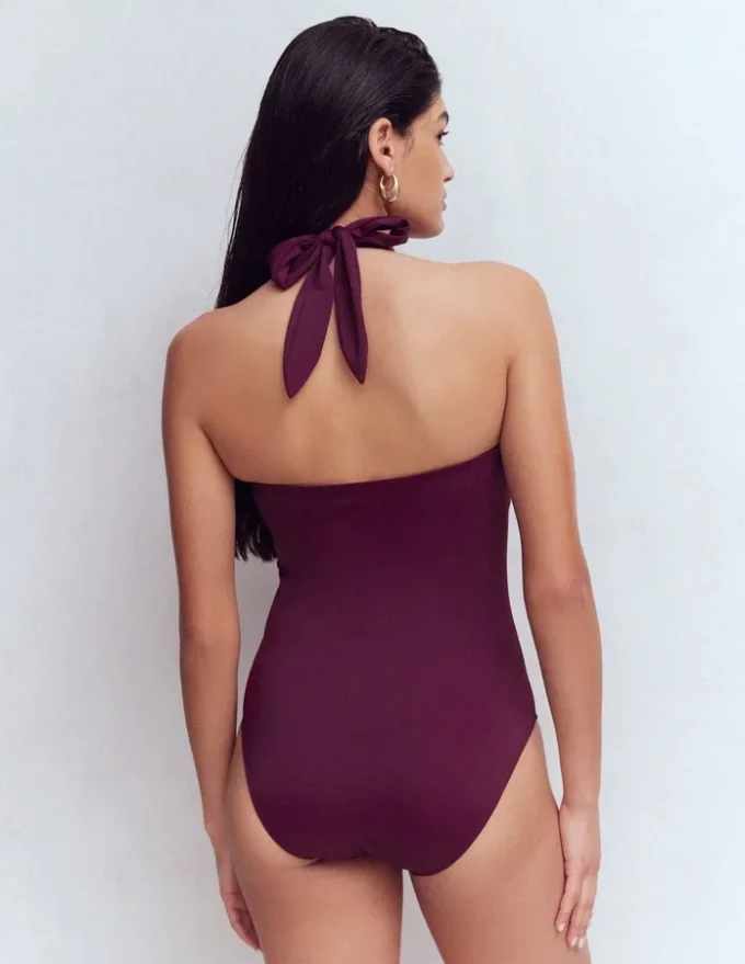 Kythira Ruched Swimsuit Chocberry