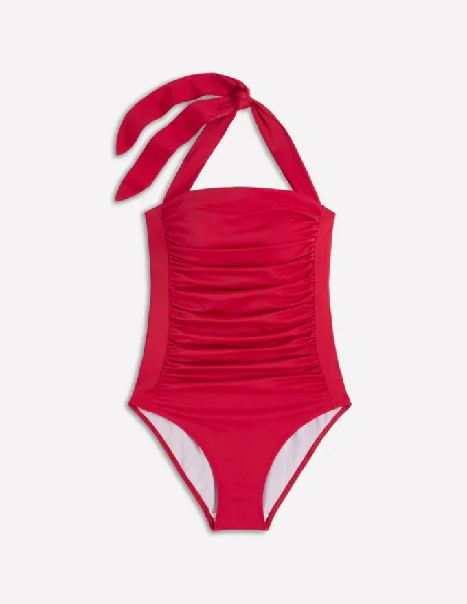 Kythira Ruched Swimsuit Merida Red