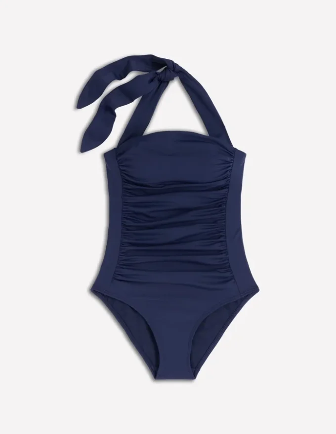 Kythira Ruched Swimsuit Navy
