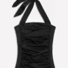 Kythira Ruched Tankini Black