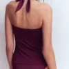 Kythira Ruched Tankini Chocberry