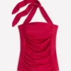 Kythira Ruched Tankini Merida Red