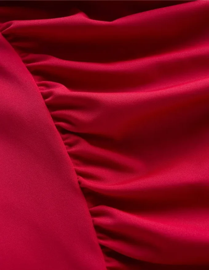 Kythira Ruched Tankini Merida Red