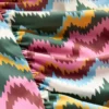 Kythira Ruched Tankini Multi Zig zag wave