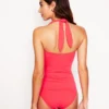 Kythira Ruched Tankini Red