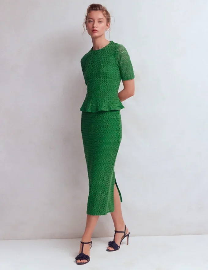 Lace Pencil Skirt Fresh Green Lace Pencil Skirt Fresh Green
