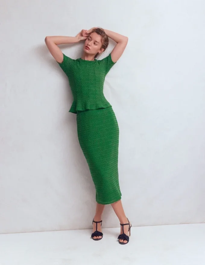 Lace Pencil Skirt Fresh Green Lace Pencil Skirt Fresh Green