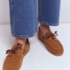 Lace-Up Boat Shoe Tan Lace-Up Boat Shoe Tan