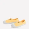 Laceless Canvas Plimsoll Buttercream Laceless Canvas Plimsoll Buttercream