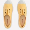 Laceless Canvas Plimsoll Buttercream Laceless Canvas Plimsoll Buttercream