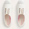 Laceless Canvas Plimsoll Ivory
