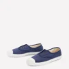 Laceless Canvas Plimsoll Navy