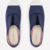 Laceless Canvas Plimsoll Navy