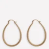 Large Metal Hoops Gold Colour Large Metal Hoops Gold Colour