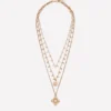 Layering Necklace Gold Colour Layering Necklace Gold Colour