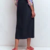 Layla Linen Skirt Navy Layla Linen Skirt Navy