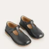 Leather T-bar Flats Black Leather T-bar Flats Black