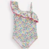Lila One Shoulder Swimsuit Chalk Pink Butterfly Floral Lila One Shoulder Swimsuit Chalk Pink Butterfly Floral
