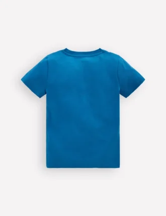 Linear Stitch T-shirt Brilliant Blue Snorkel