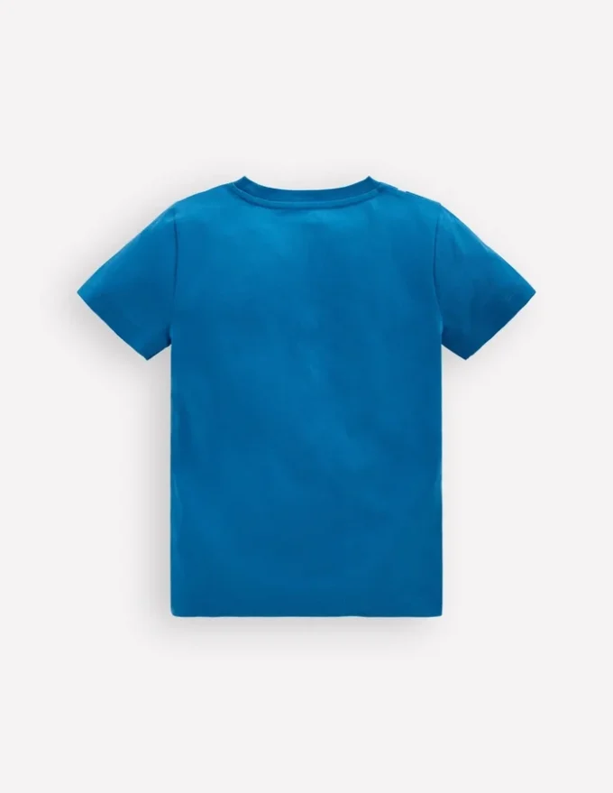 Linear Stitch T-shirt Brilliant Blue Snorkel