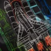 Linear Stitch T-shirt Shadow Grey Rocket