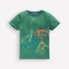 Linear Stitch T-shirt Spruce Green Dinos