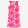 Linen Shift Dress Pink, Daisy Blossom Linen Shift Dress Pink, Daisy Blossom