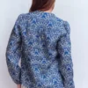 Linen Trim Insert Top Blue, Elaborate Terrace Linen Trim Insert Top Blue, Elaborate Terrace