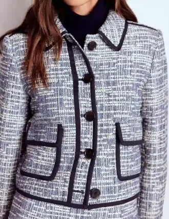 Lisburn Patch Pocket Jacket Navy Texture