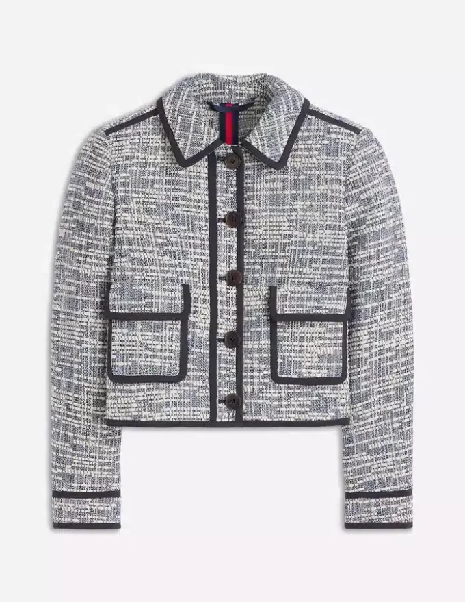 Lisburn Patch Pocket Jacket Navy Texture Lisburn Patch Pocket Jacket Navy Texture