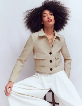 Lisburn Patch Pocket Jacket Neutral