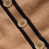 Liz Henley Jumper Fall Leaf Brown Liz Henley Jumper Fall Leaf Brown