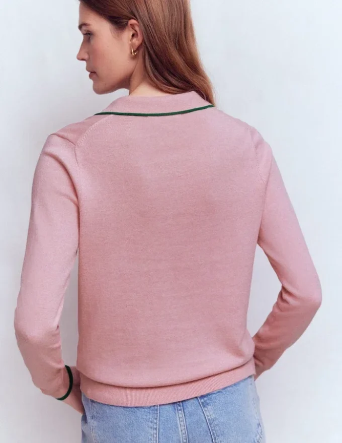 Liz Henley Jumper Lilac Liz Henley Jumper Lilac