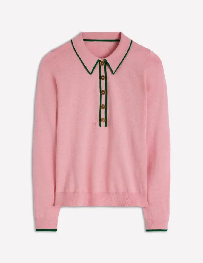 Liz Henley Jumper Lilac Liz Henley Jumper Lilac