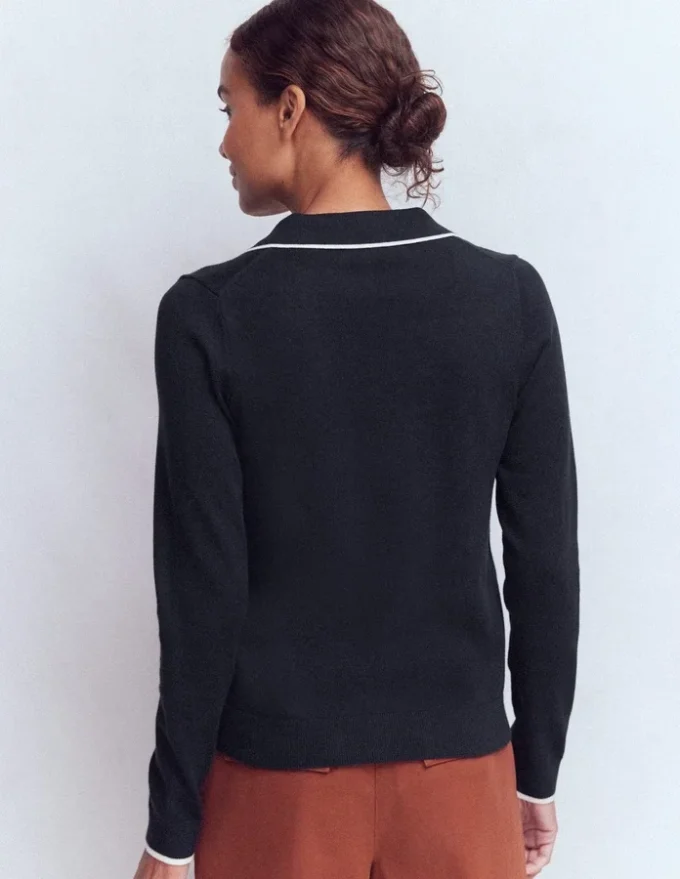 Liz Henley Jumper Navy Liz Henley Jumper Navy