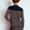 Liz Henley Jumper Navy / Camel Liz Henley Jumper Navy / Camel