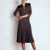 Liz Henley Jumper Navy / Camel Liz Henley Jumper Navy / Camel