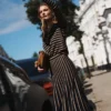 Liz Henley Jumper Navy / Camel Liz Henley Jumper Navy / Camel