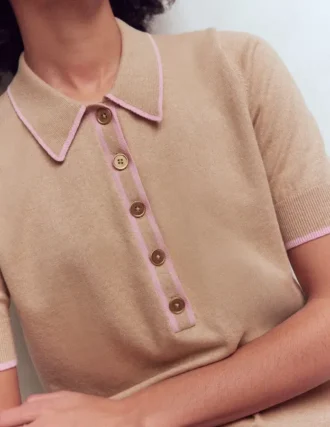Liz Henley T-Shirt Chinchilla Melange