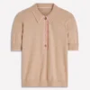 Liz Henley T-Shirt Chinchilla Melange Liz Henley T-Shirt Chinchilla Melange