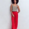 Liz Knitted Tank Ivory, Navy Liz Knitted Tank Ivory, Navy