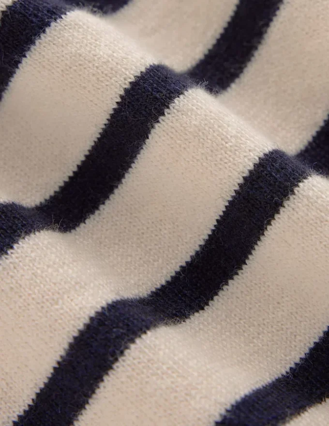 Liz Knitted Tank Ivory, Navy Liz Knitted Tank Ivory, Navy
