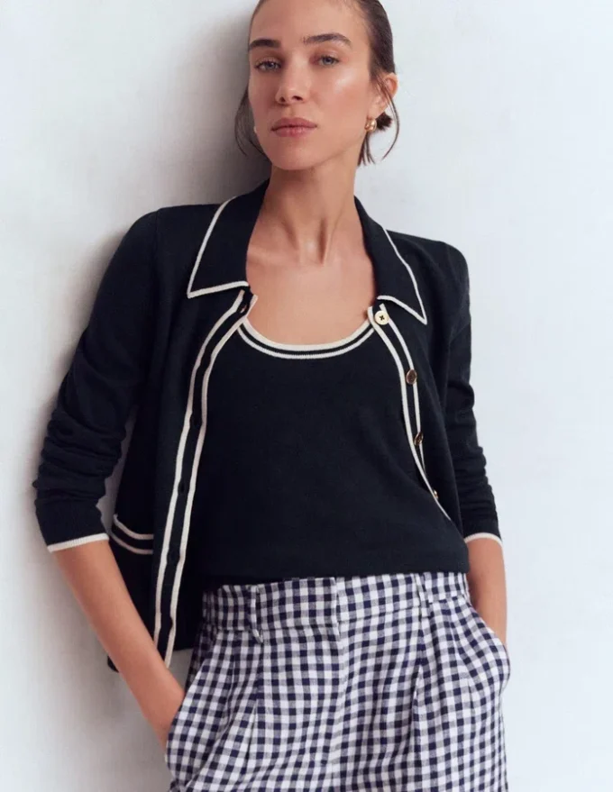 Liz Knitted Tank Navy Liz Knitted Tank Navy