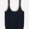 Liz Knitted Tank Navy Liz Knitted Tank Navy
