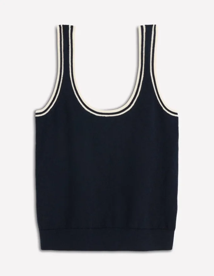 Liz Knitted Tank Navy Liz Knitted Tank Navy