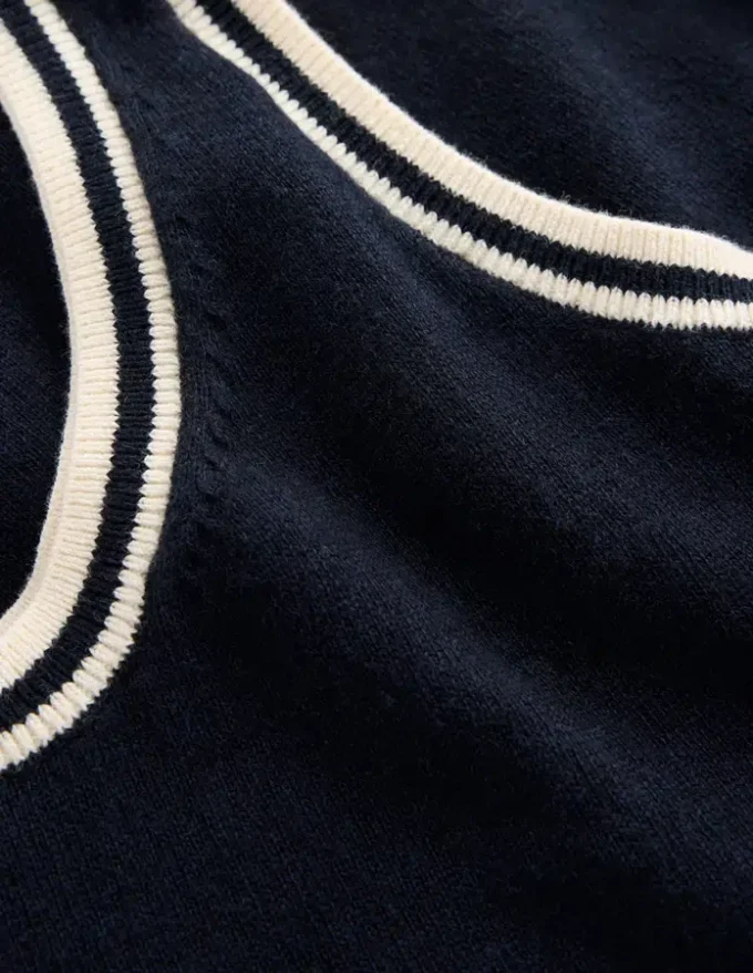 Liz Knitted Tank Navy Liz Knitted Tank Navy