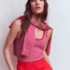 Liz Knitted Tank Pink Liz Knitted Tank Pink