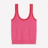 Liz Knitted Tank Pink Liz Knitted Tank Pink
